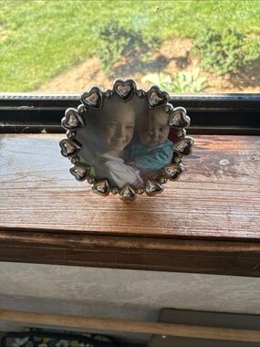 Heart Accent Silver Photo Frame by Gramercy Park Photo